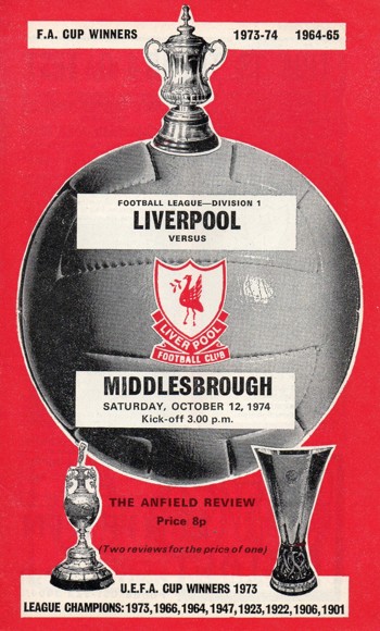 Match programme